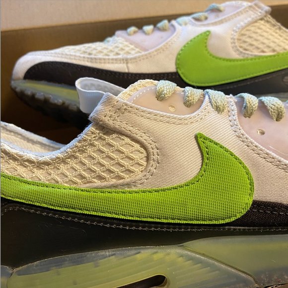 NIKE Air Max Terrascape 90 Phantom / Vivid Green-Olive Aura Mens US8/Wom US9.5 - Picture 9 of 10